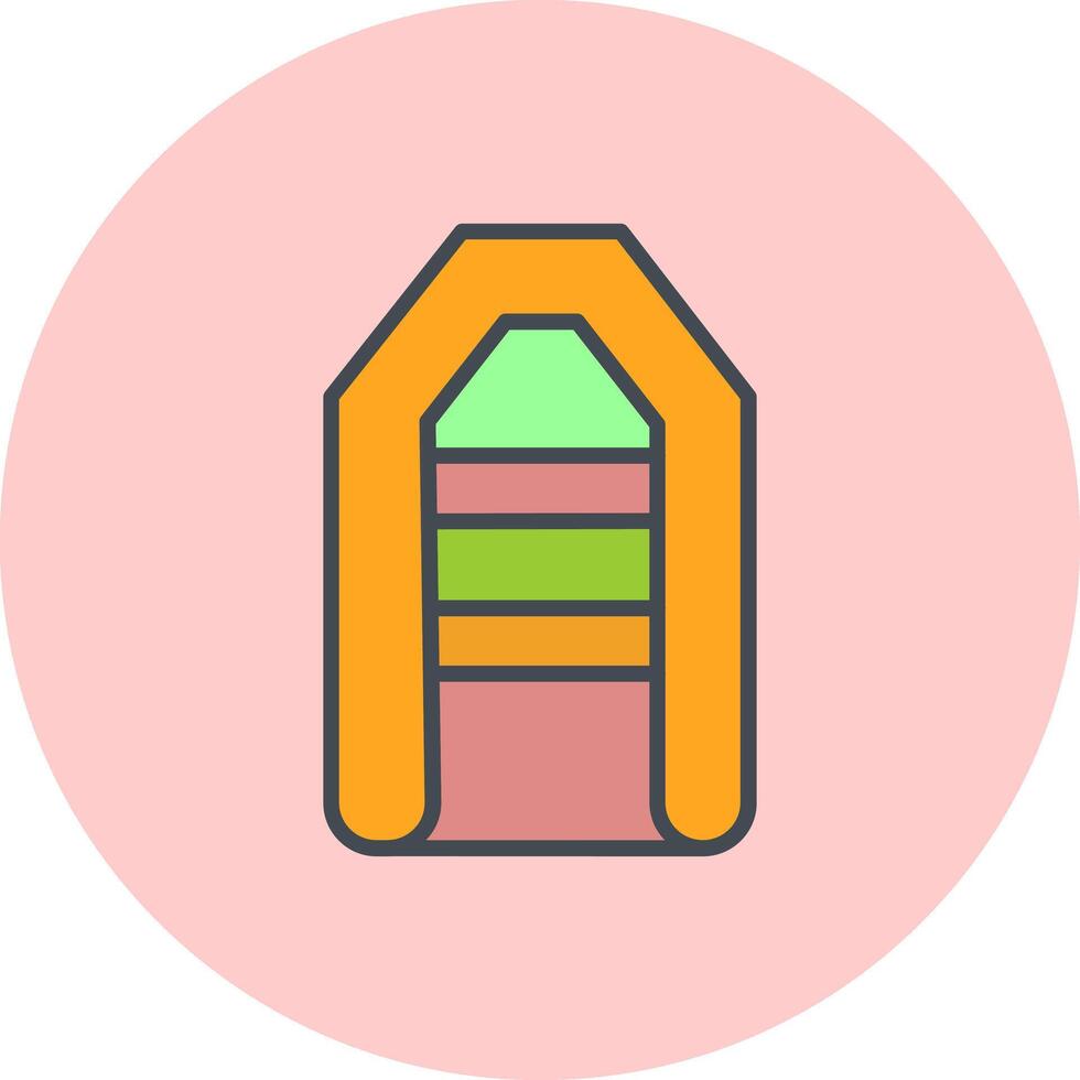 Inflatable Decor Icon Design vector