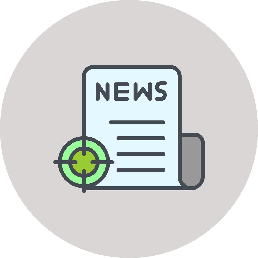 News Scoop Icon Design vector