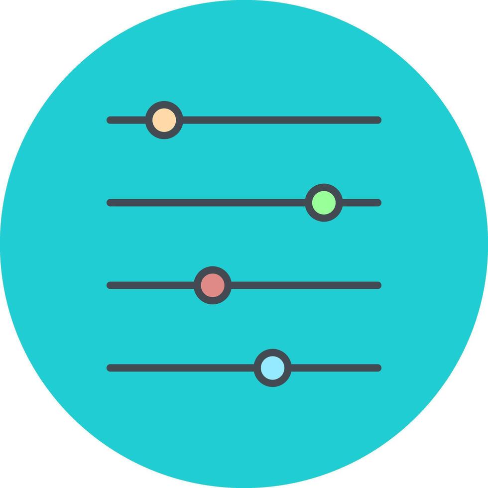 Filtering Icon Design vector