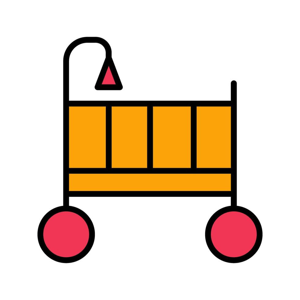 Nursery Decor Icon Design vector