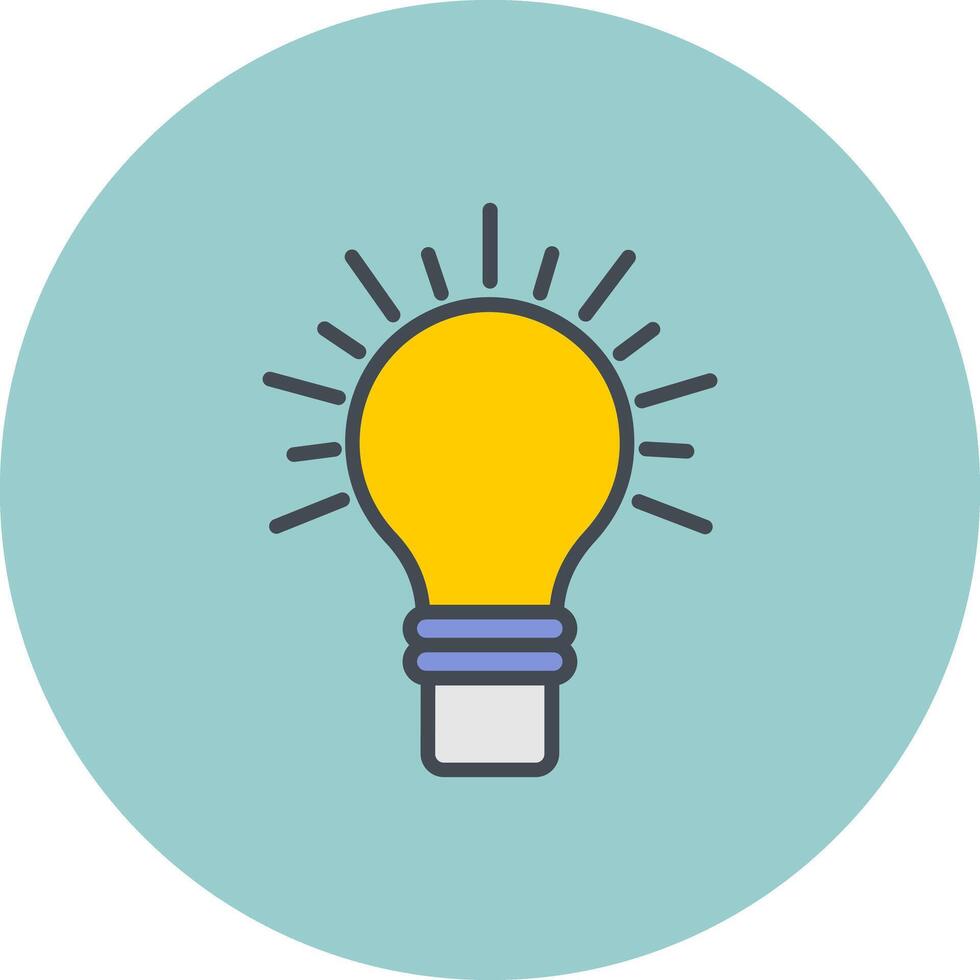 Light Bulb Icon Design vector