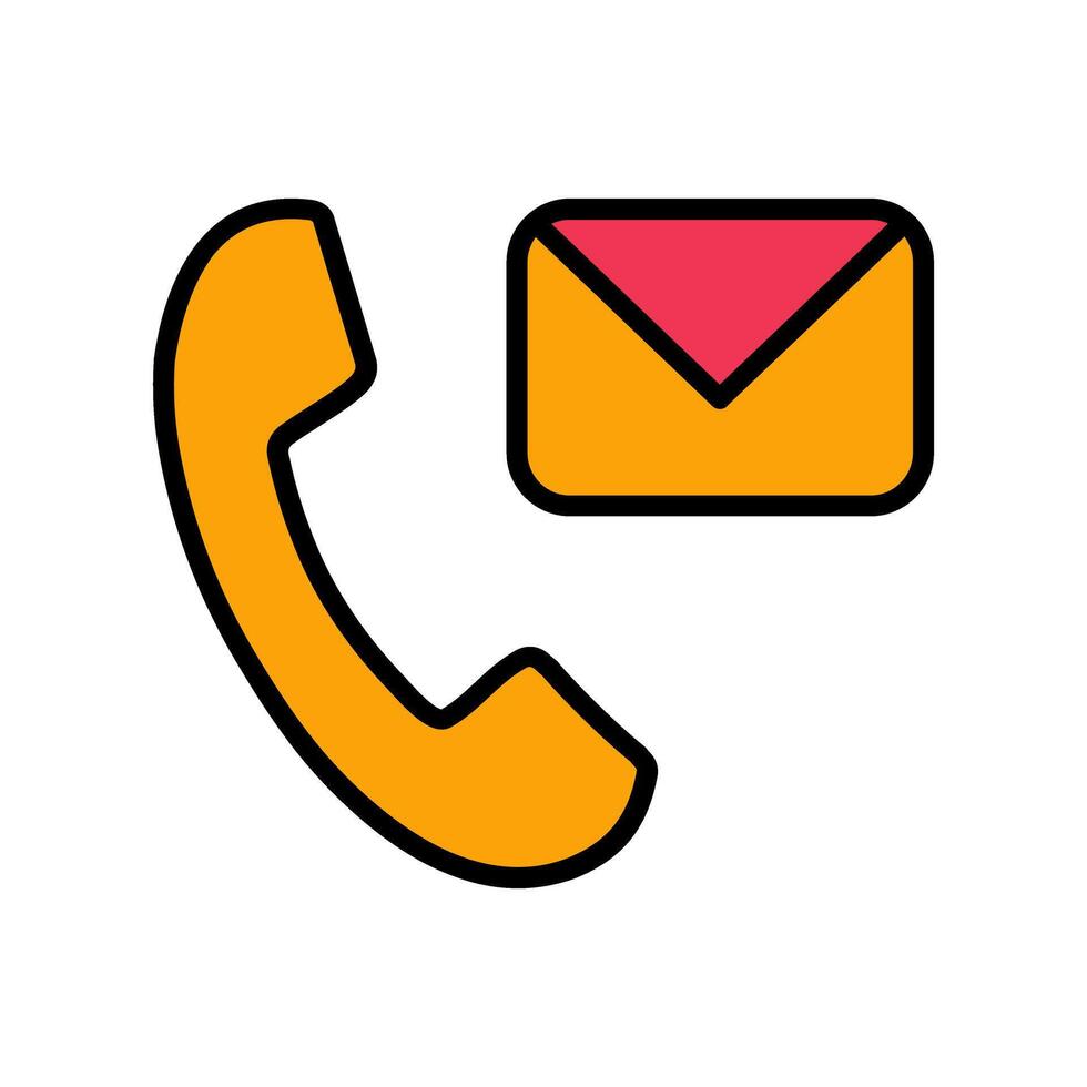 Contact Us Icon Design vector