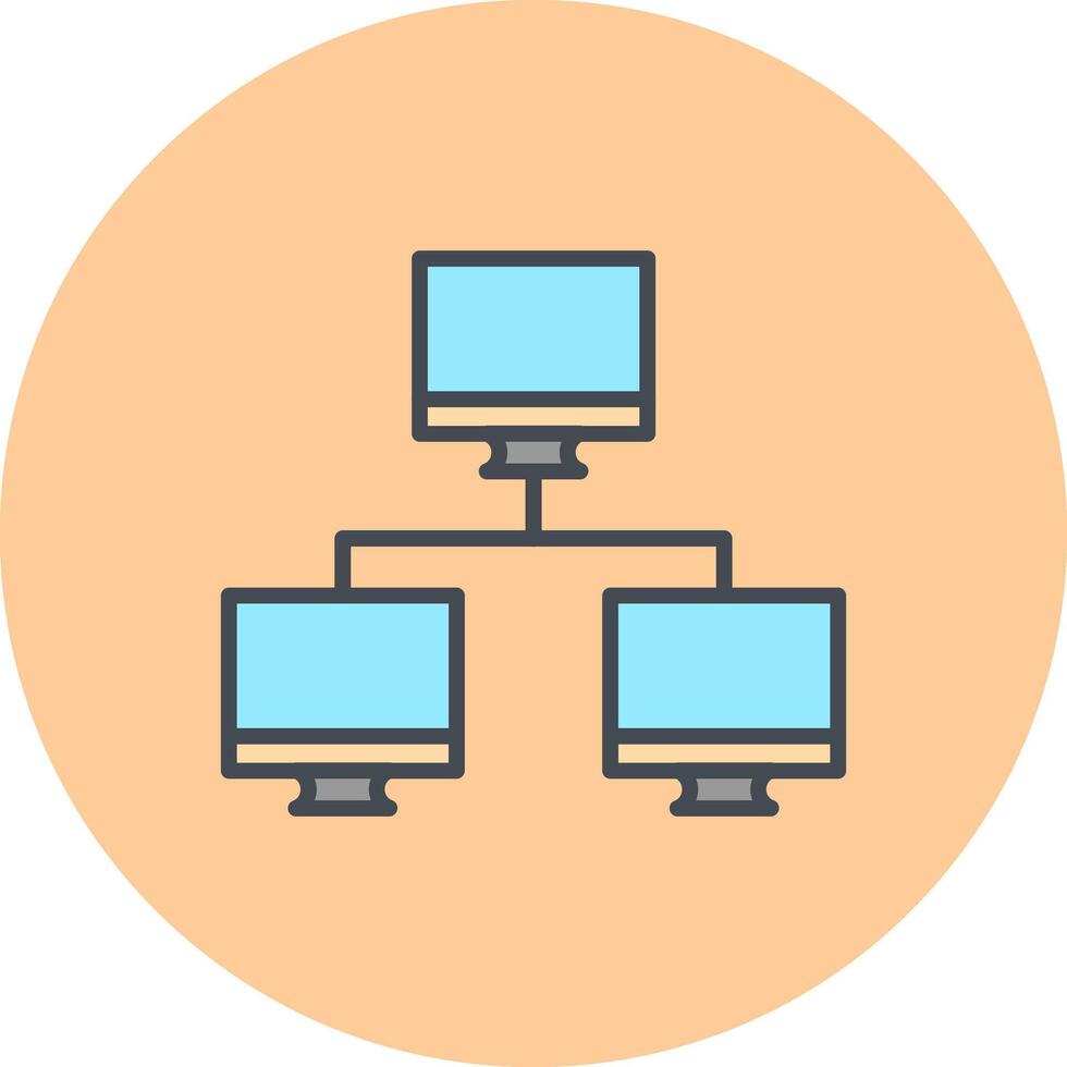 News Network Icon Design vector