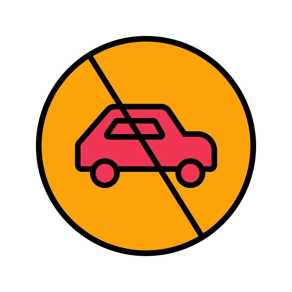 Prohibited Sign Icon Design vector
