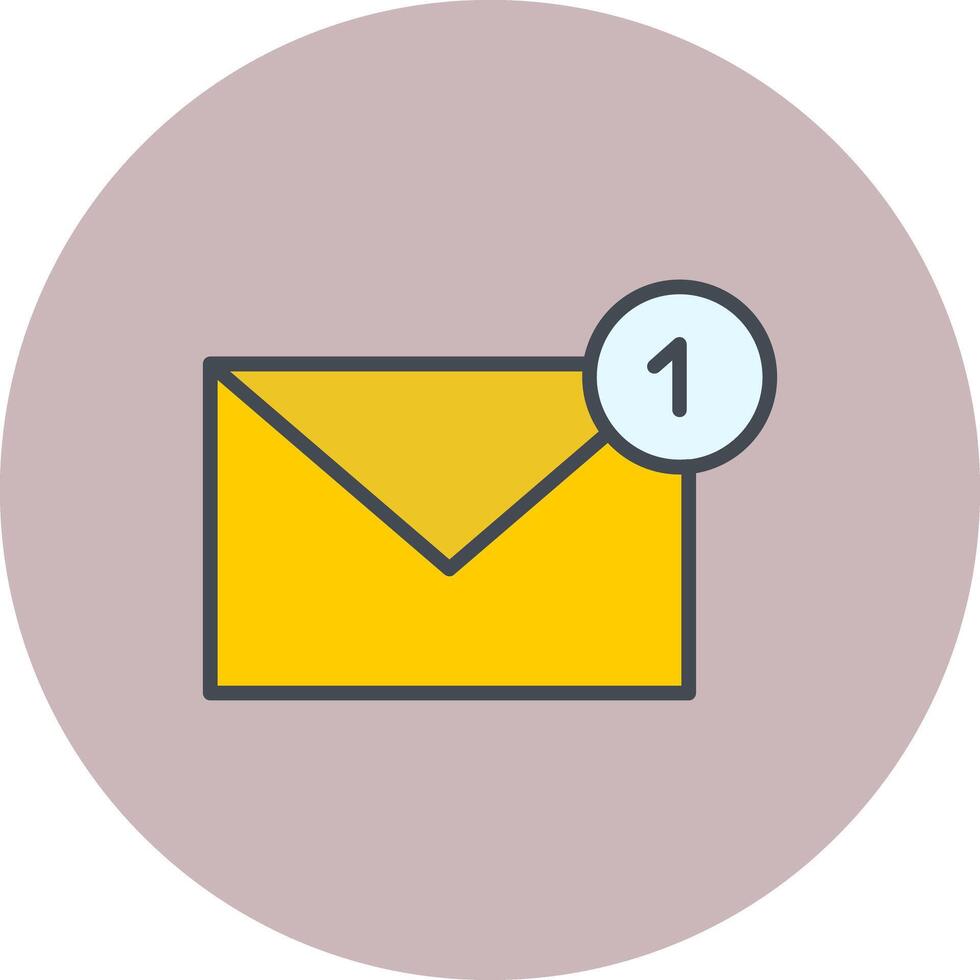 New Message Icon Design vector