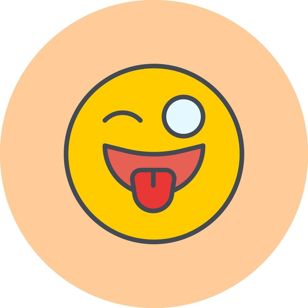 Zany Face Icon Design vector
