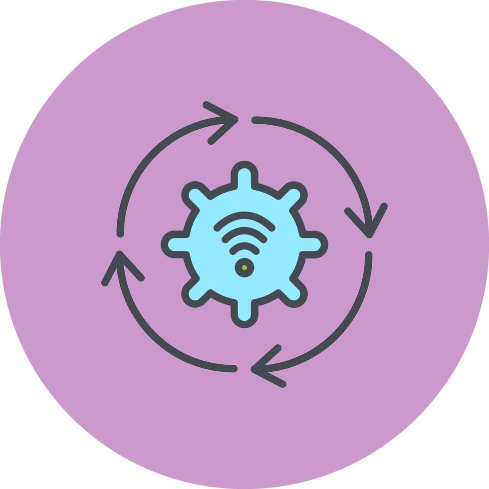 Automated Process Icon Design 50555995 Vector Art at Vecteezy