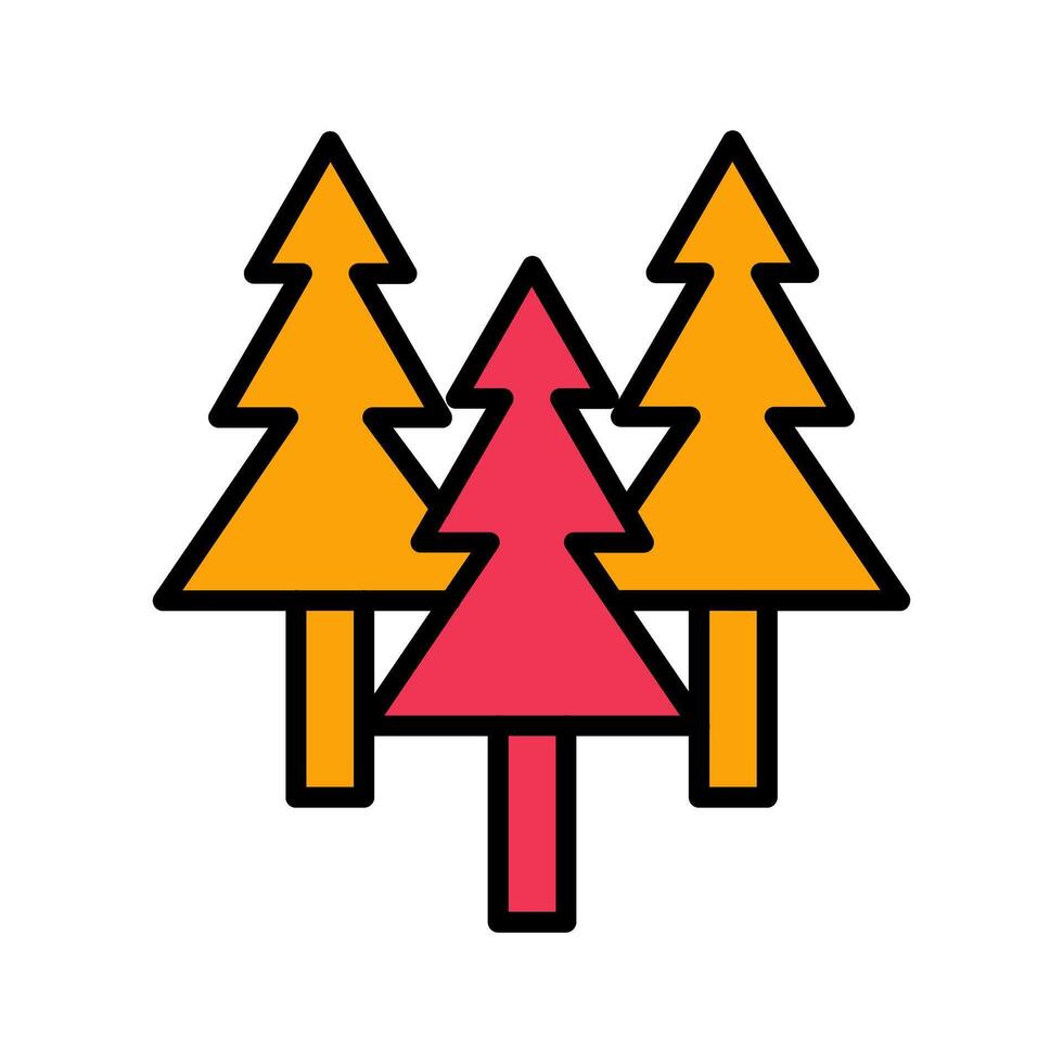 Evergreen Tree Icon Design vector