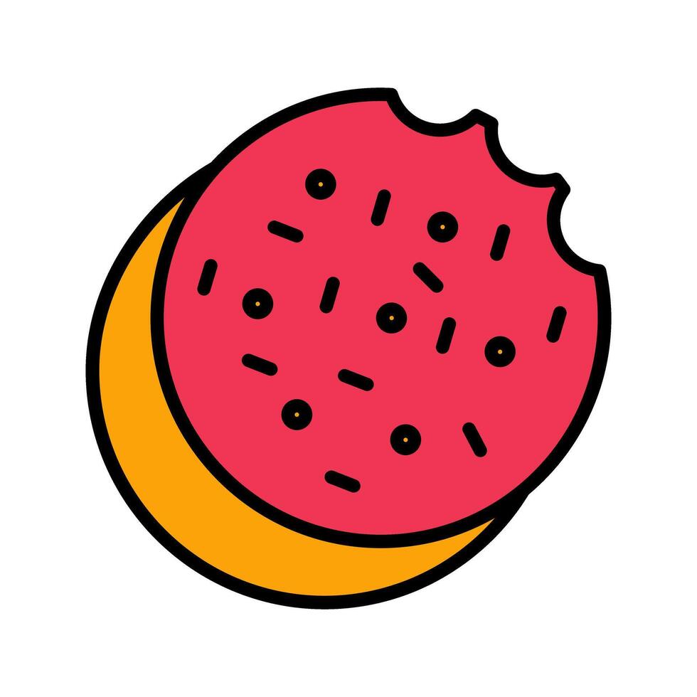 Baking Cookies Icon Design vector