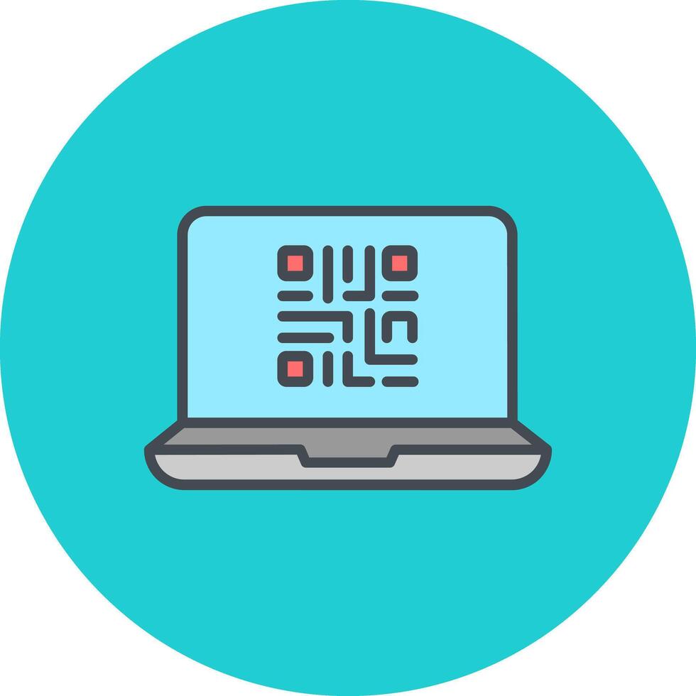 QR Code Scanner App Icon Design vector