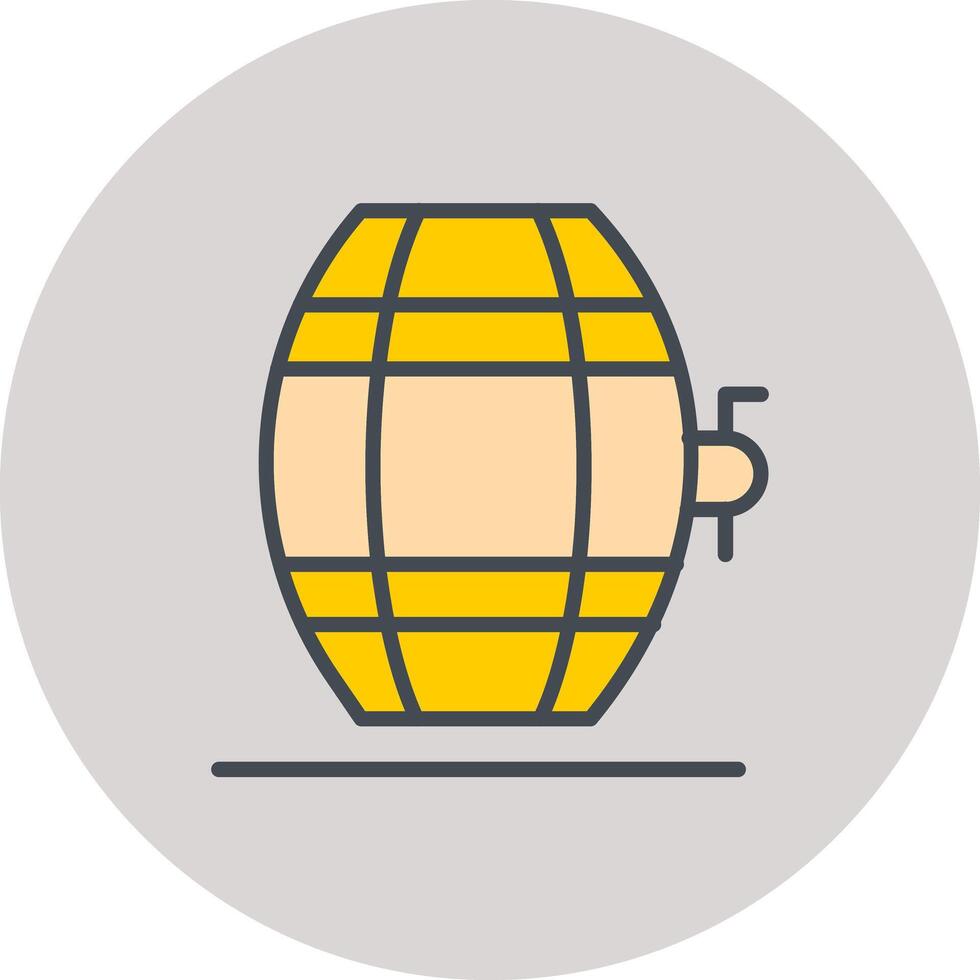 Wine Barrel Rack Icon Design vector