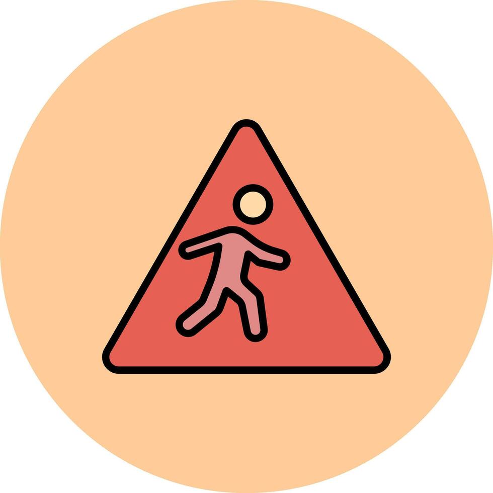 Children Crossing Icon Design vector