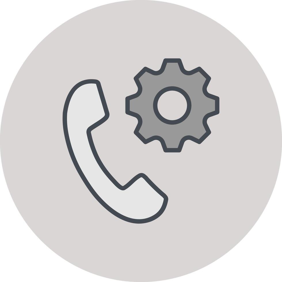Technical Help Icon Design vector