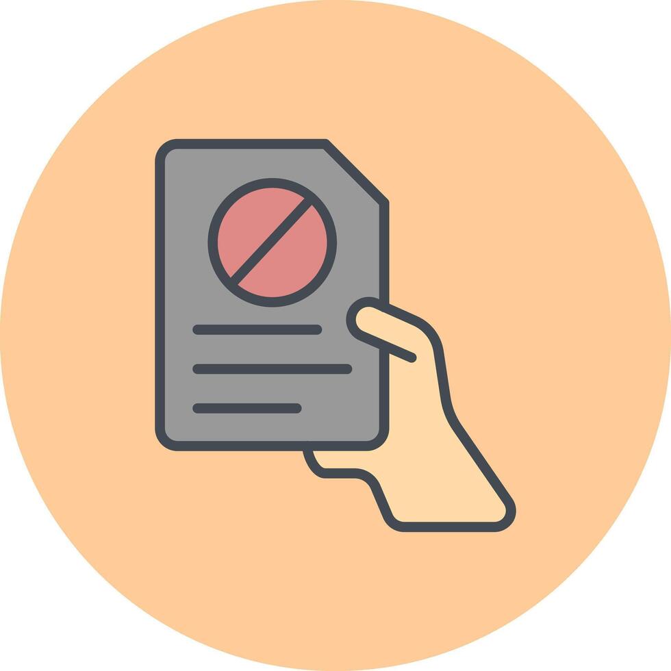Resignation Icon Design vector