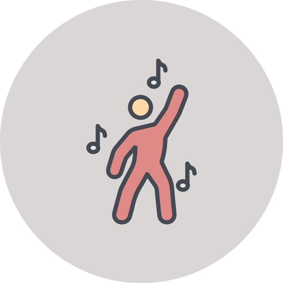 Music and Dance Icon Design vector
