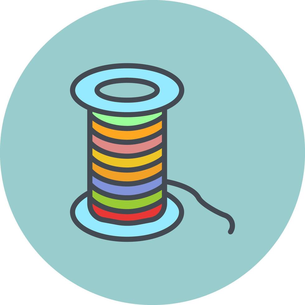 Thread Icon Design vector