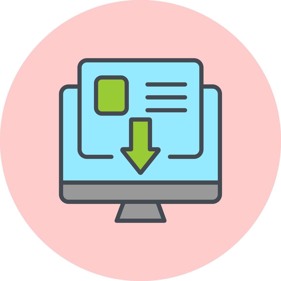Landing Page Icon Design vector
