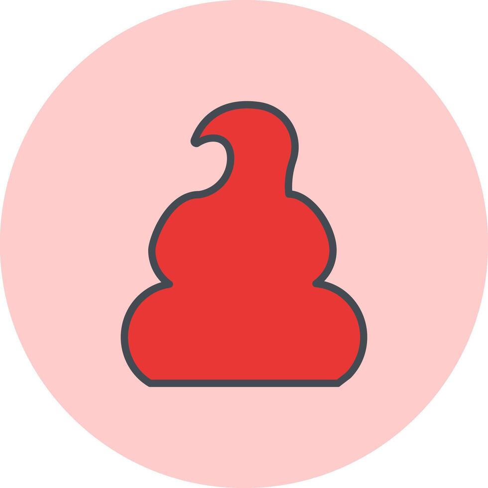 Pile of Poo Icon Design vector