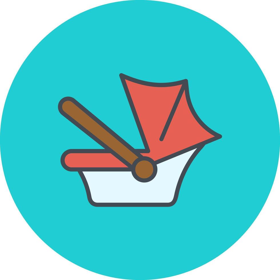 Car Seat Safety Icon Design vector