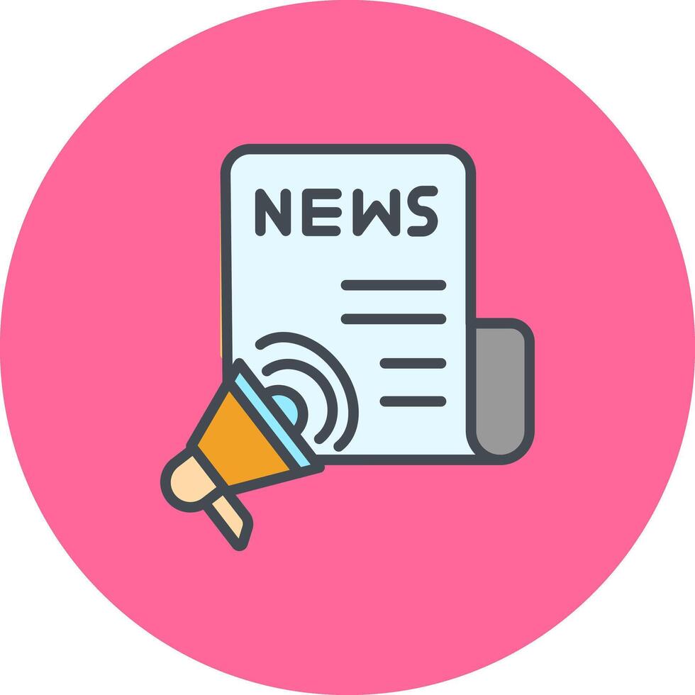 News Sources Icon Design vector