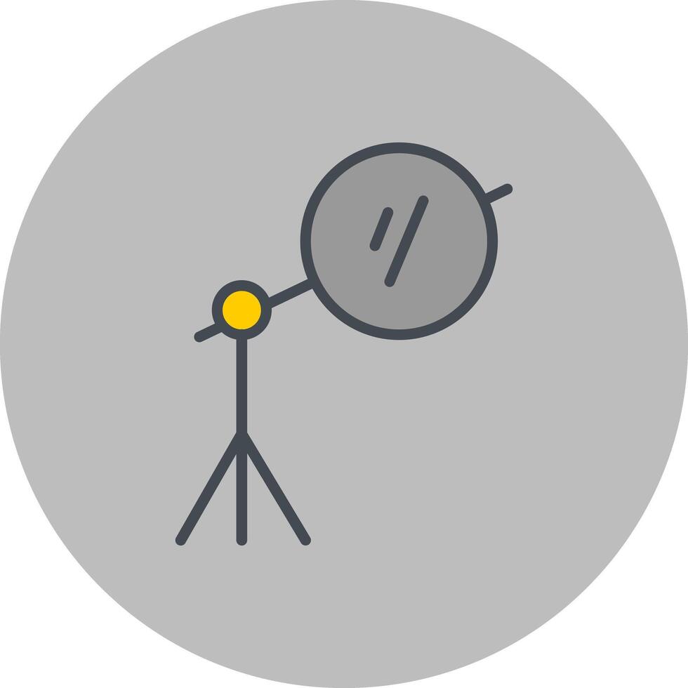 Photography Reflectors Icon Design vector