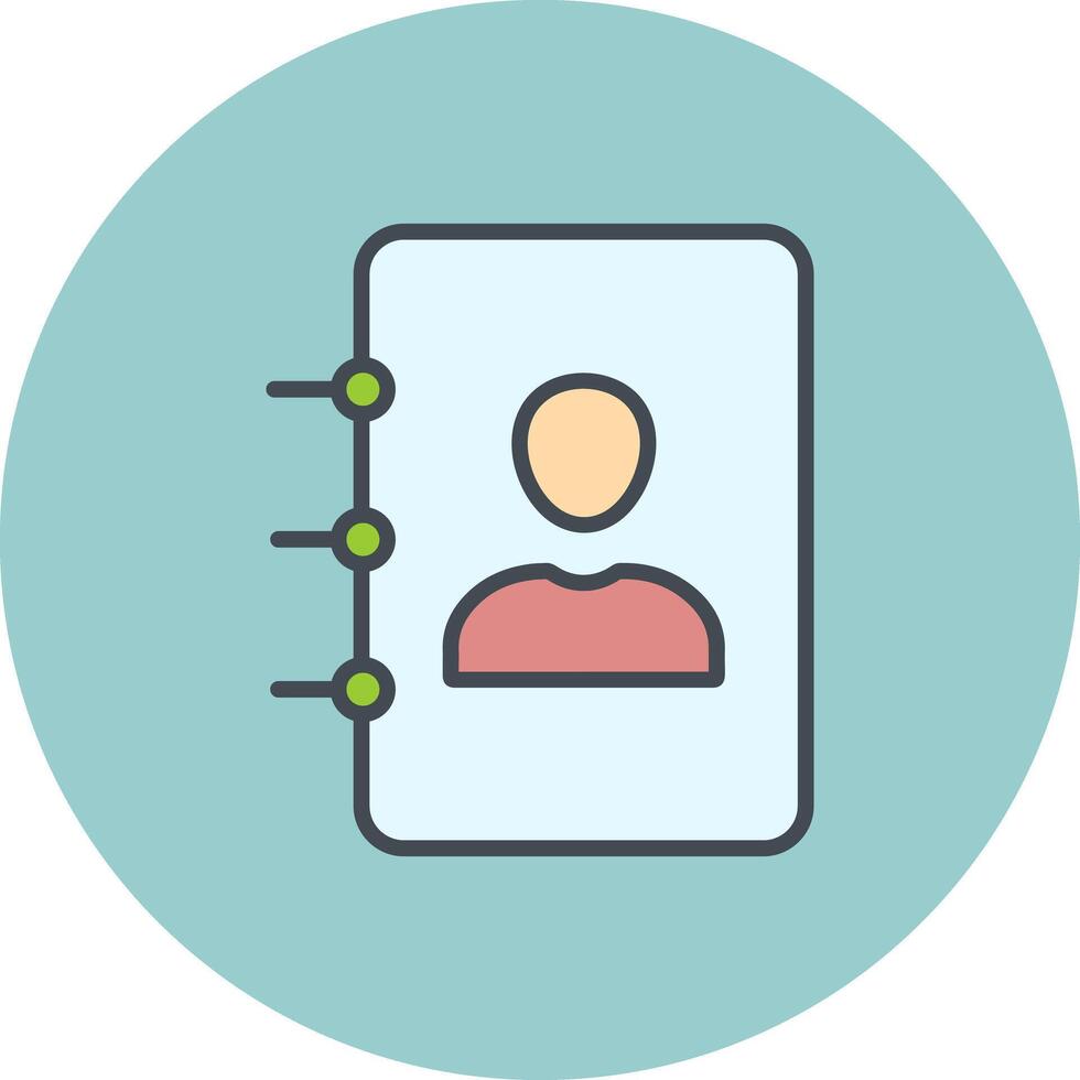 Contact Options Icon Design vector