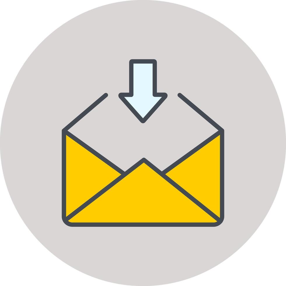 Receive Icon Icon Design vector