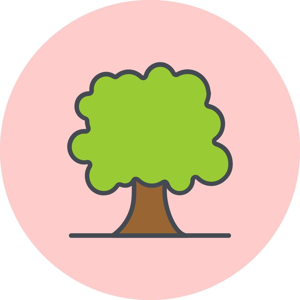 Deciduous Tree Icon Design vector
