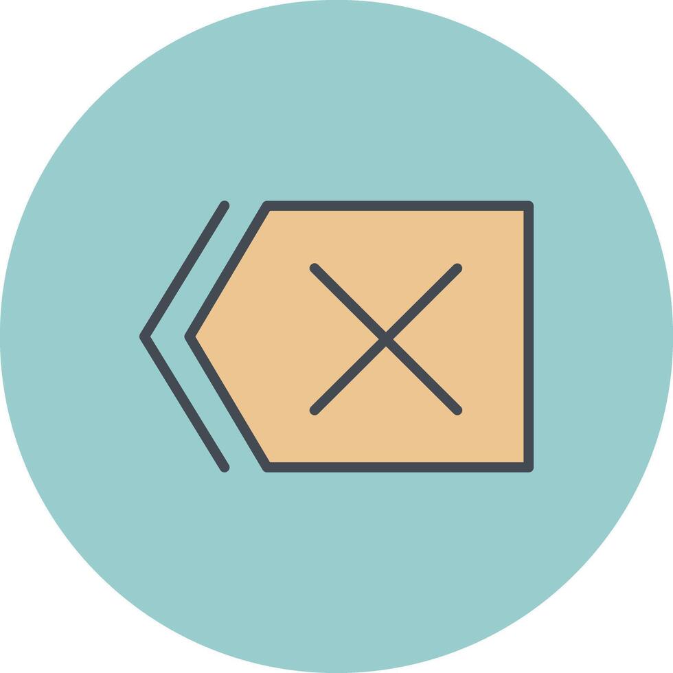Delete Icon Design vector