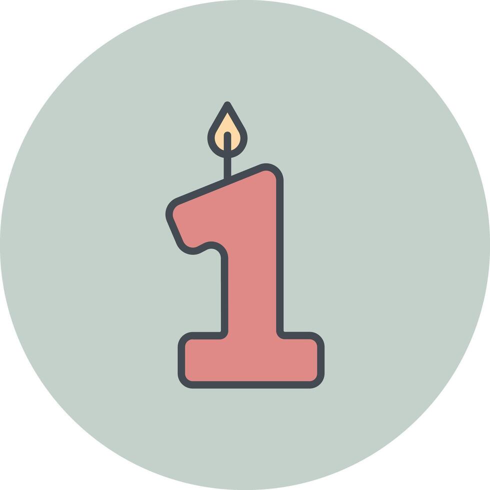 Age Number Icon Design vector