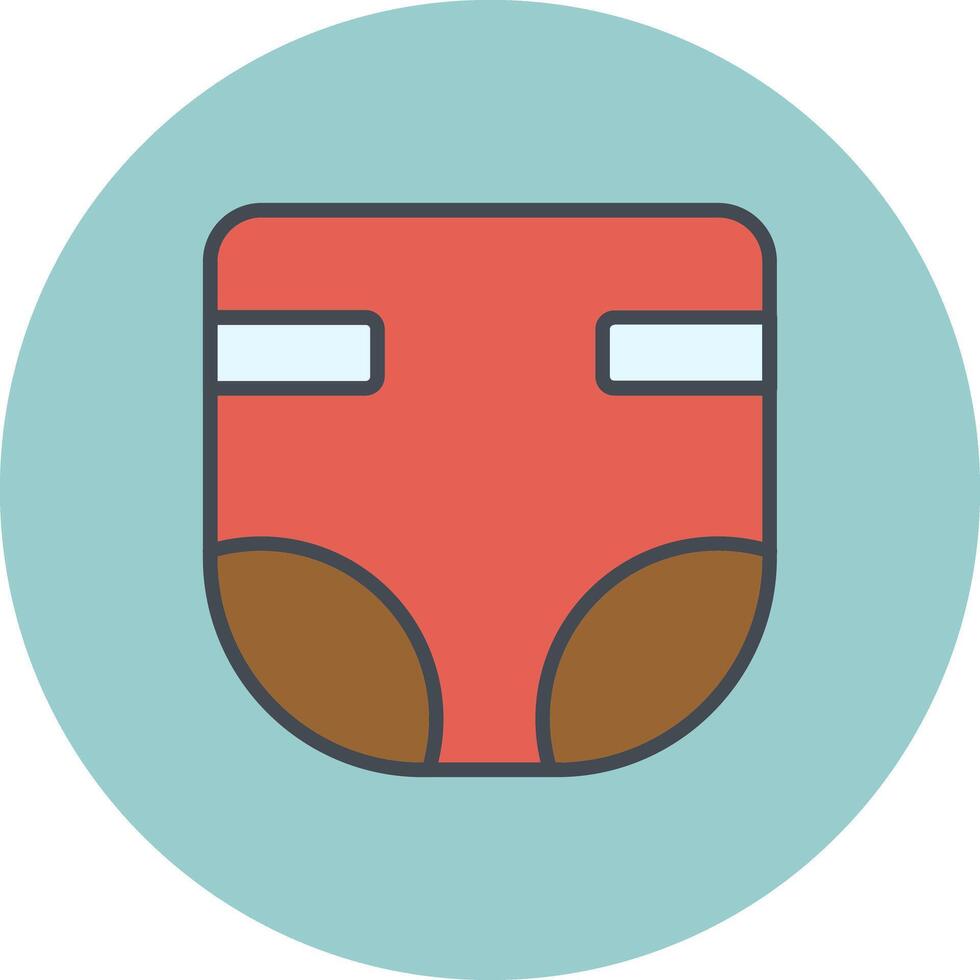 Diaper Changing Icon Design vector