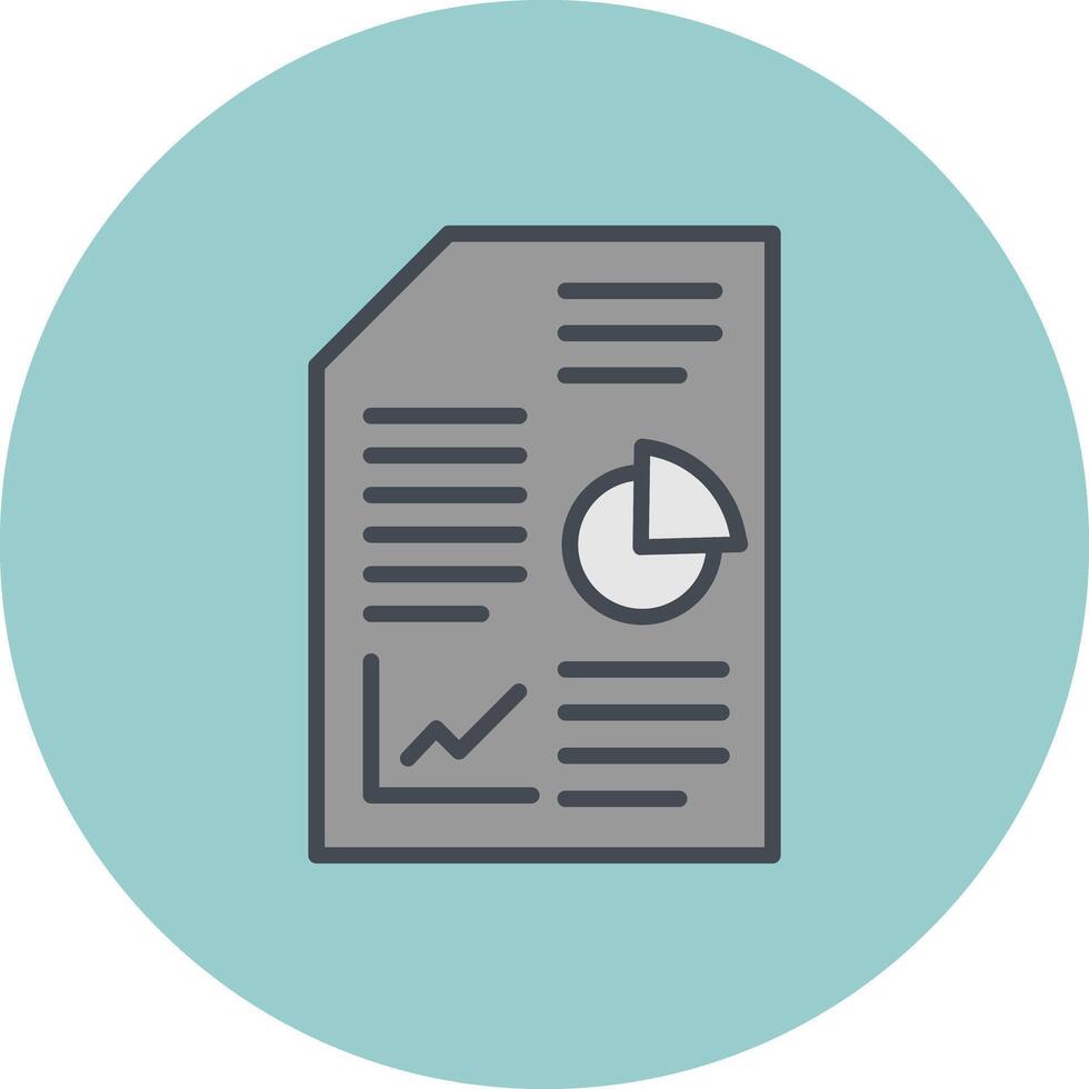 Business Report Icon Design vector