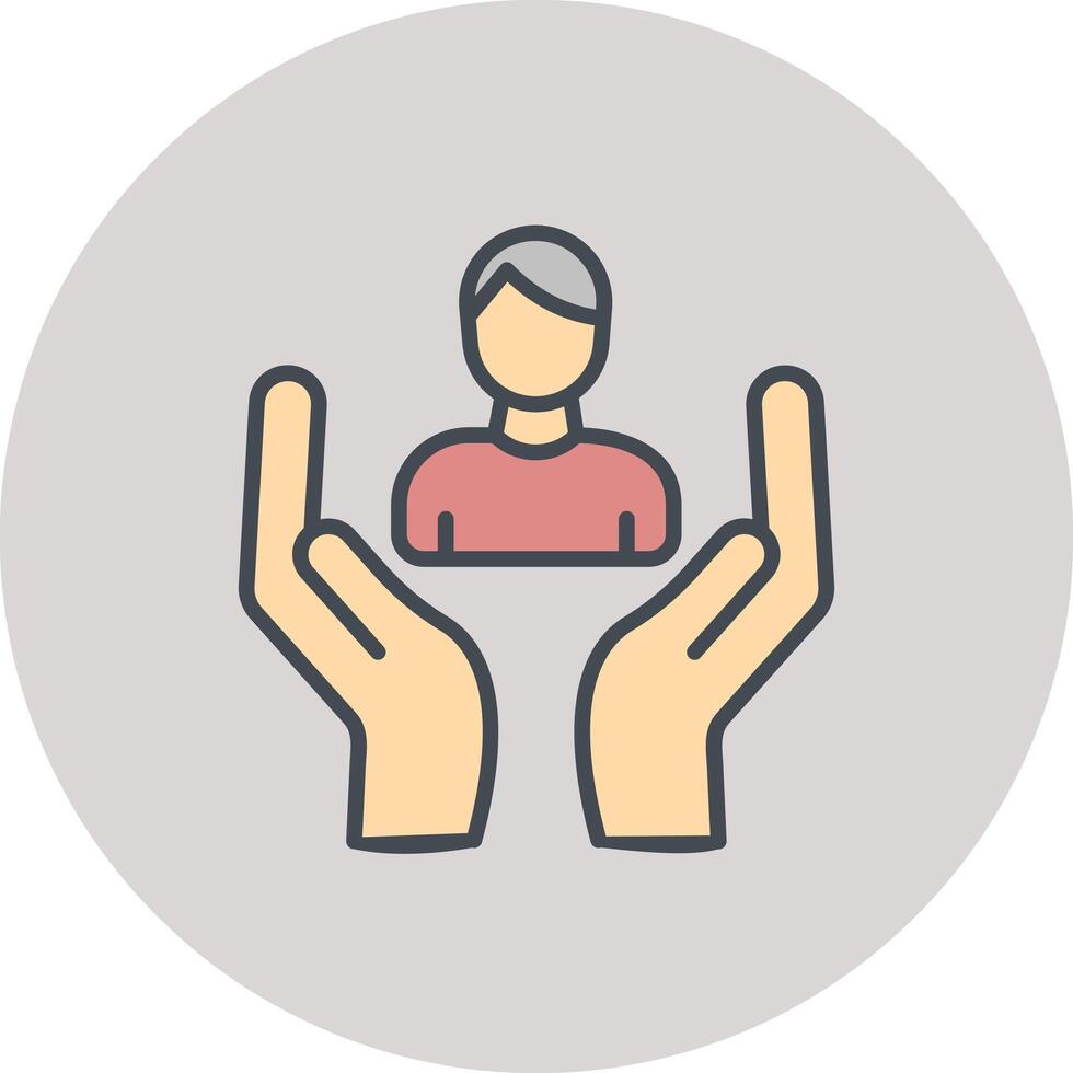 Employee Insurance Icon Design vector