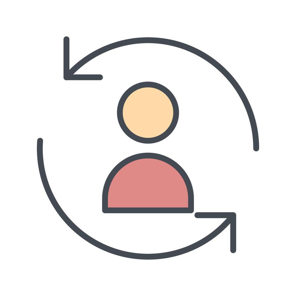 Retargeting Icon Design vector