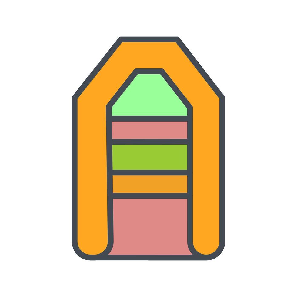 Inflatable Decor Icon Design vector