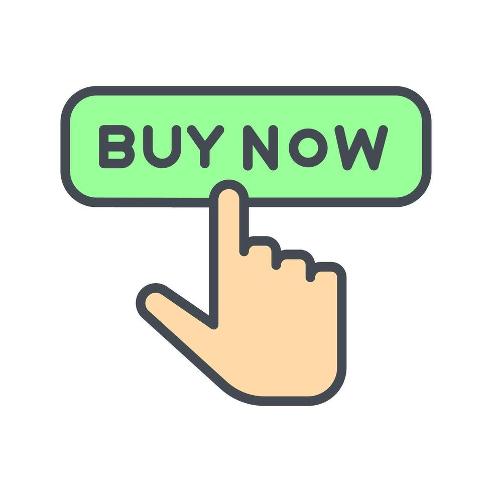 Buy Now Icon Design vector