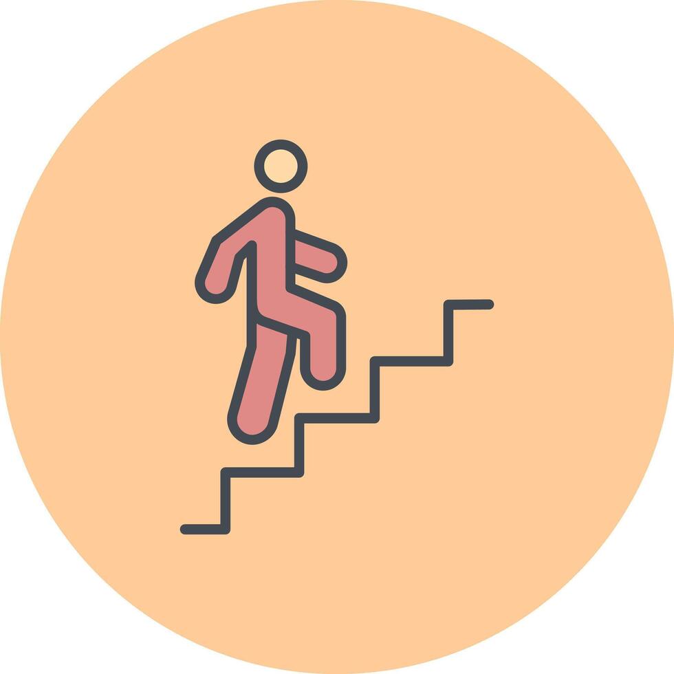 Career Ladder Icon Design vector