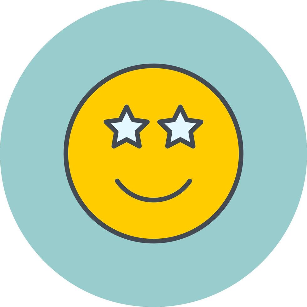 Star-Struck Icon Design vector