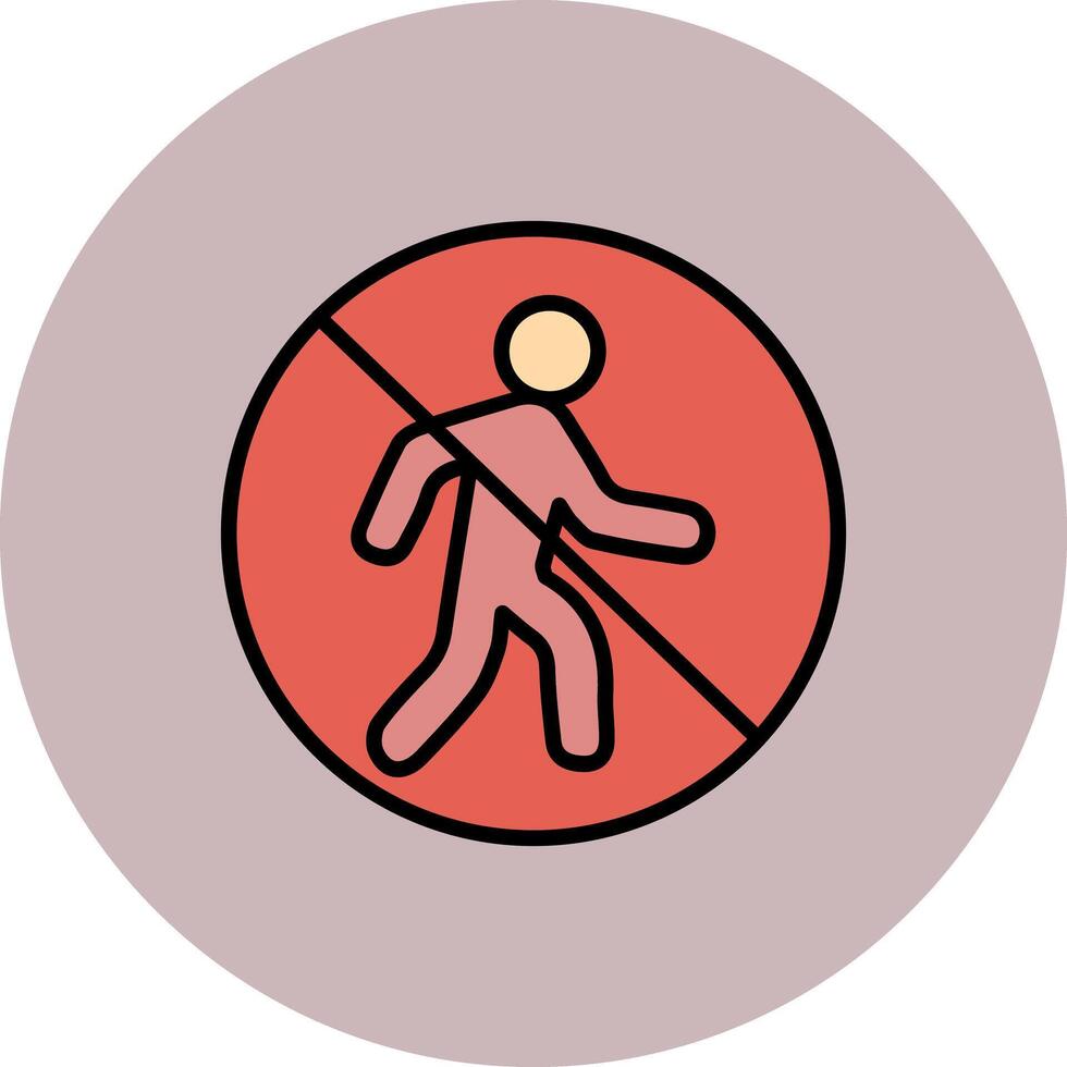 No Entry Sign Icon Design vector