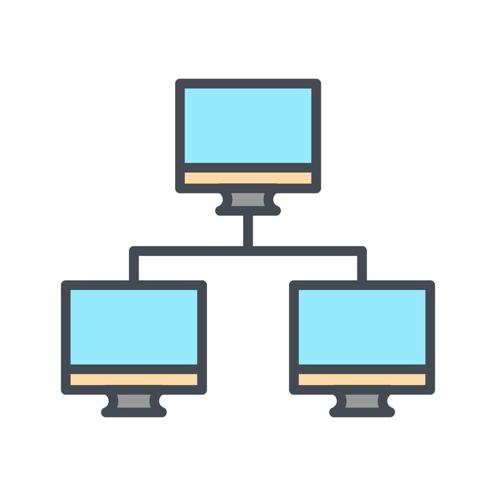 News Network Icon Design vector