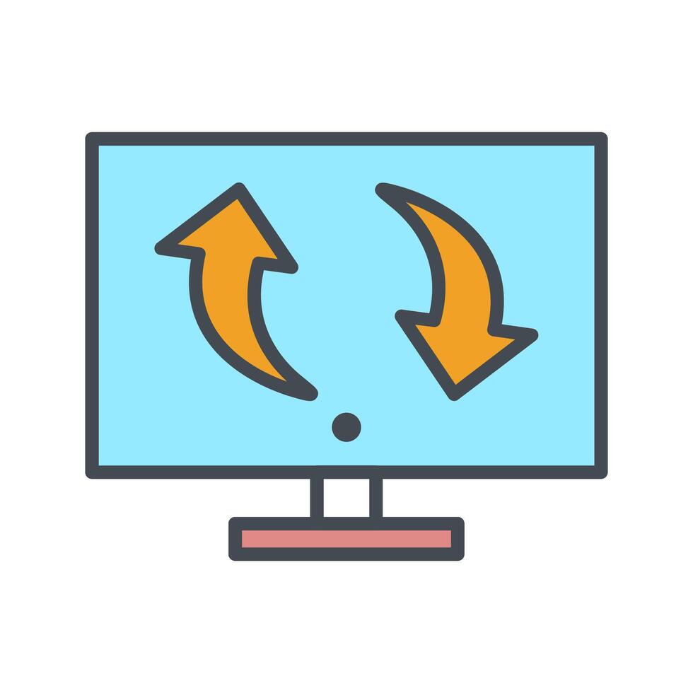 Migrate Icon Design vector