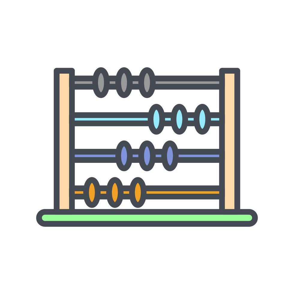 Abacus Icon Design vector