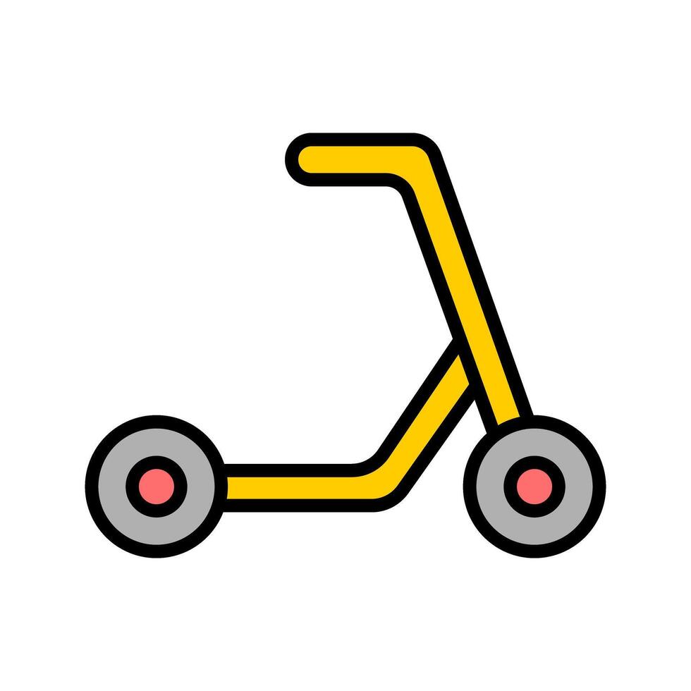 Kick Scooter Icon Design vector