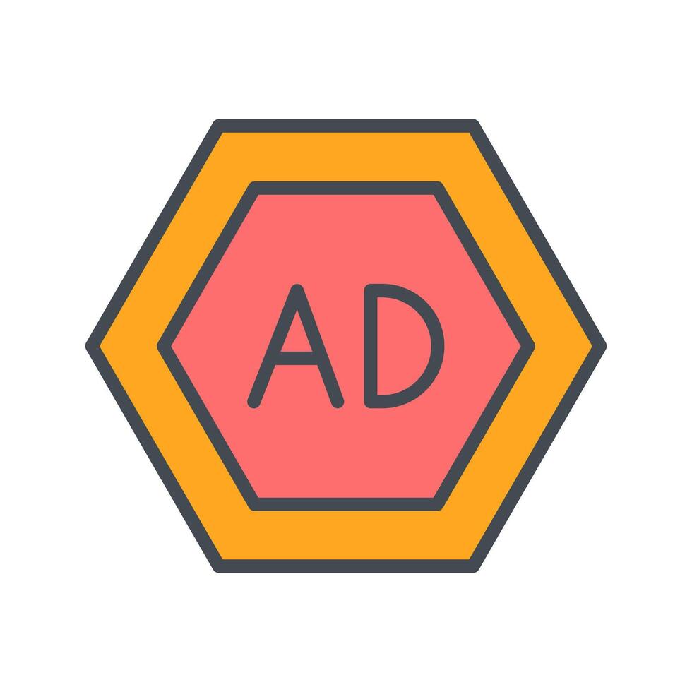 Ad Blocker Icon Design vector