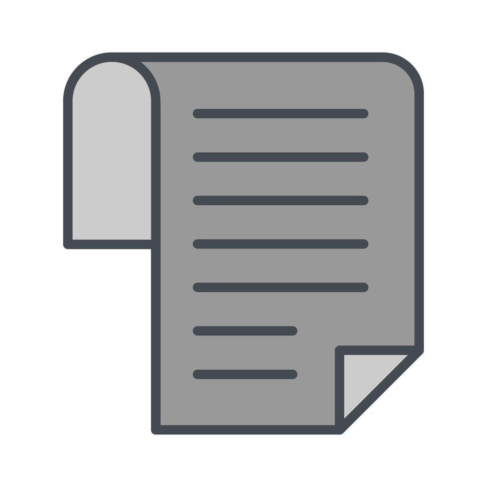 Document Icon Design vector
