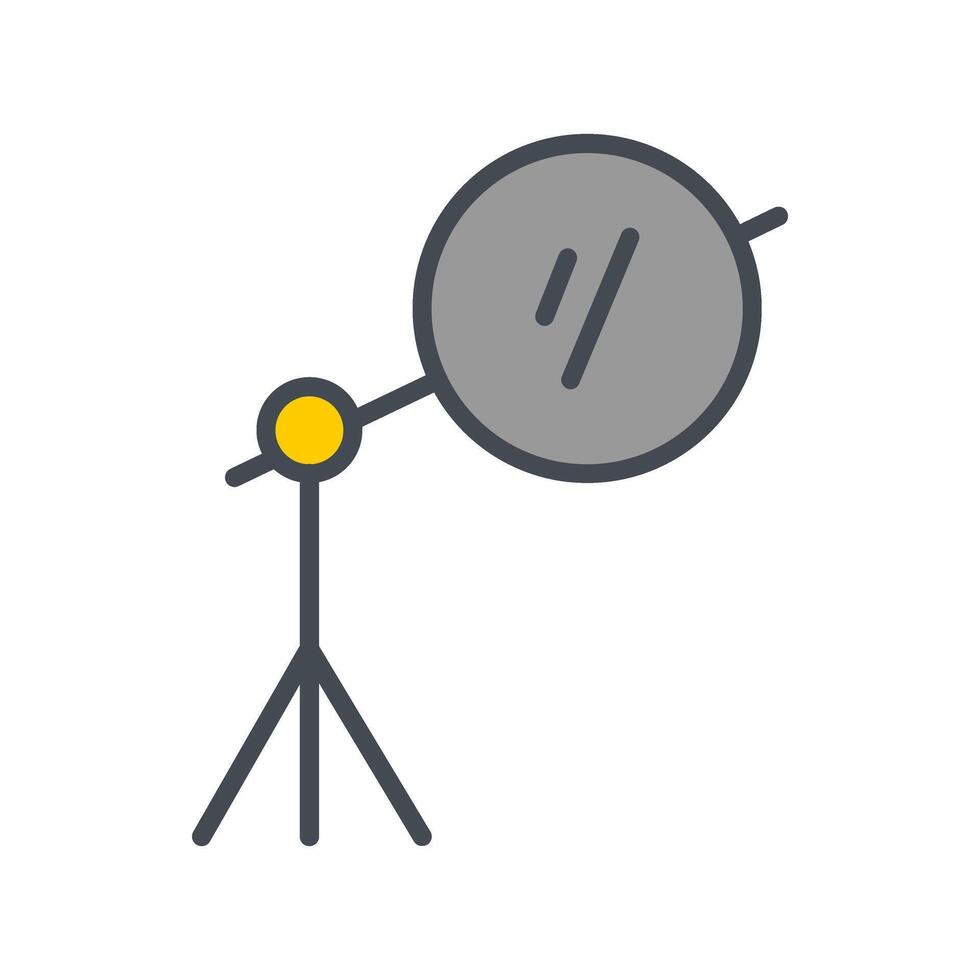 Photography Reflectors Icon Design vector