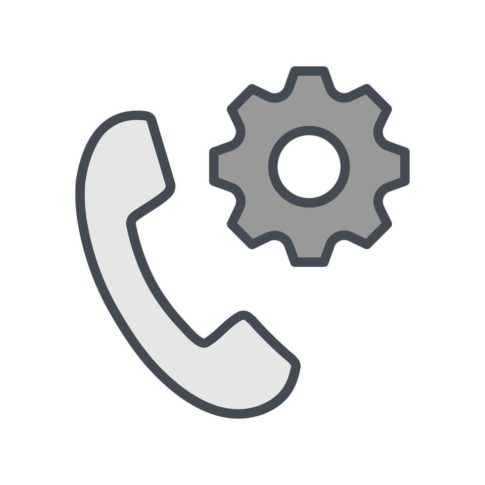 Technical Help Icon Design vector
