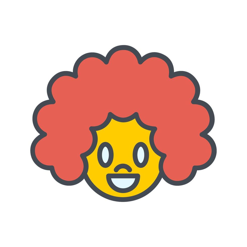 Clown Face Icon Design vector