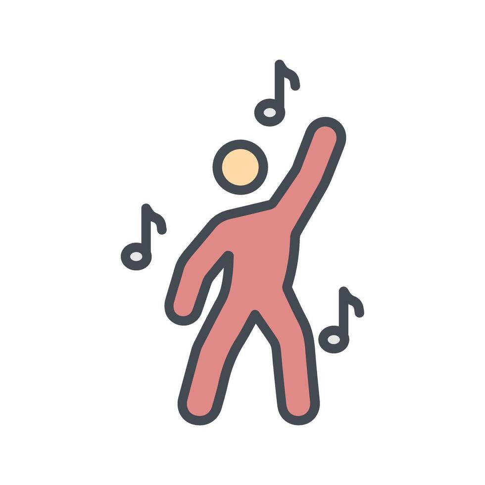 Music and Dance Icon Design vector
