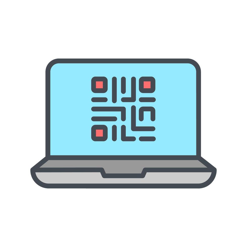 QR Code Scanner App Icon Design vector